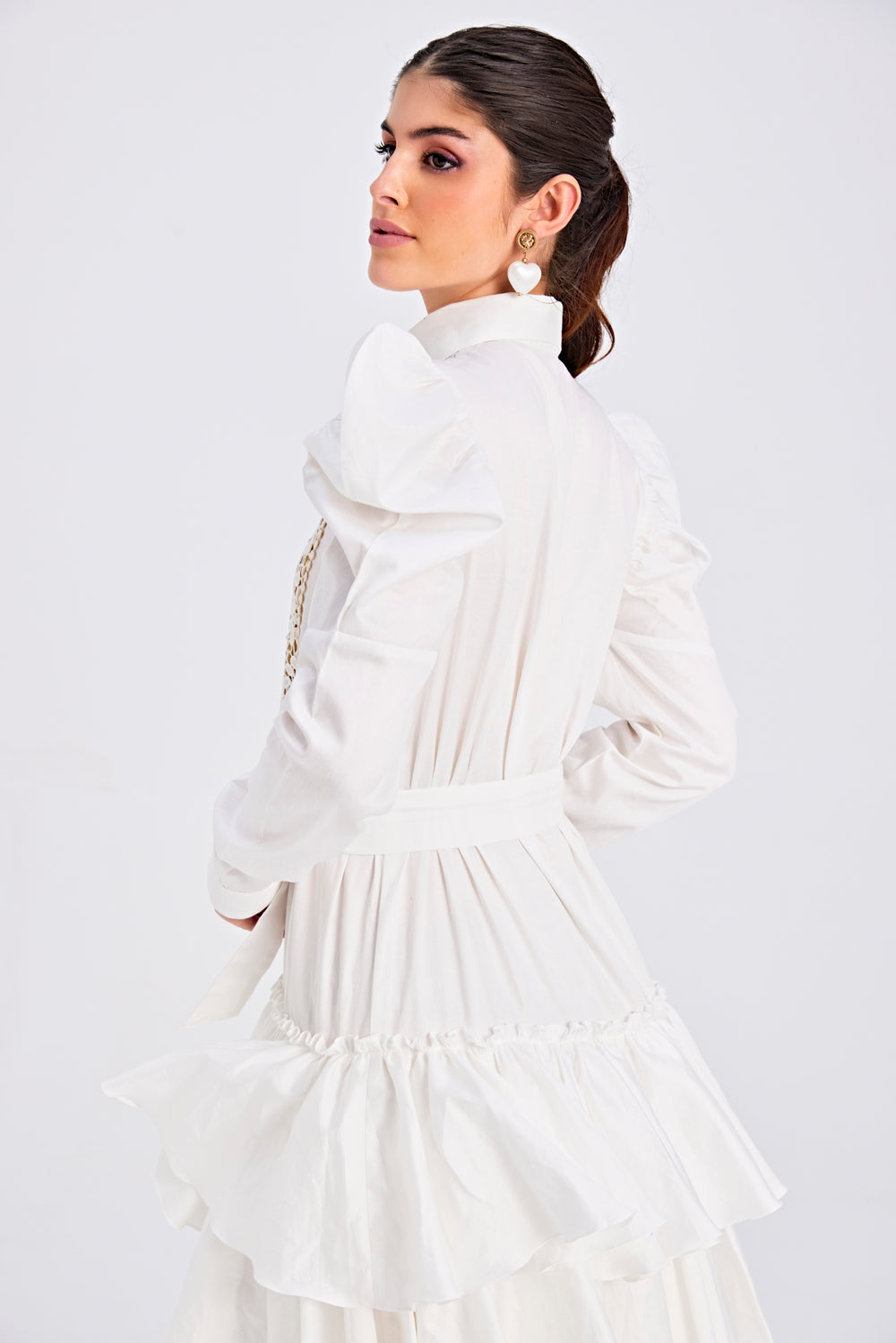 Zuri Blanc Midi Dress