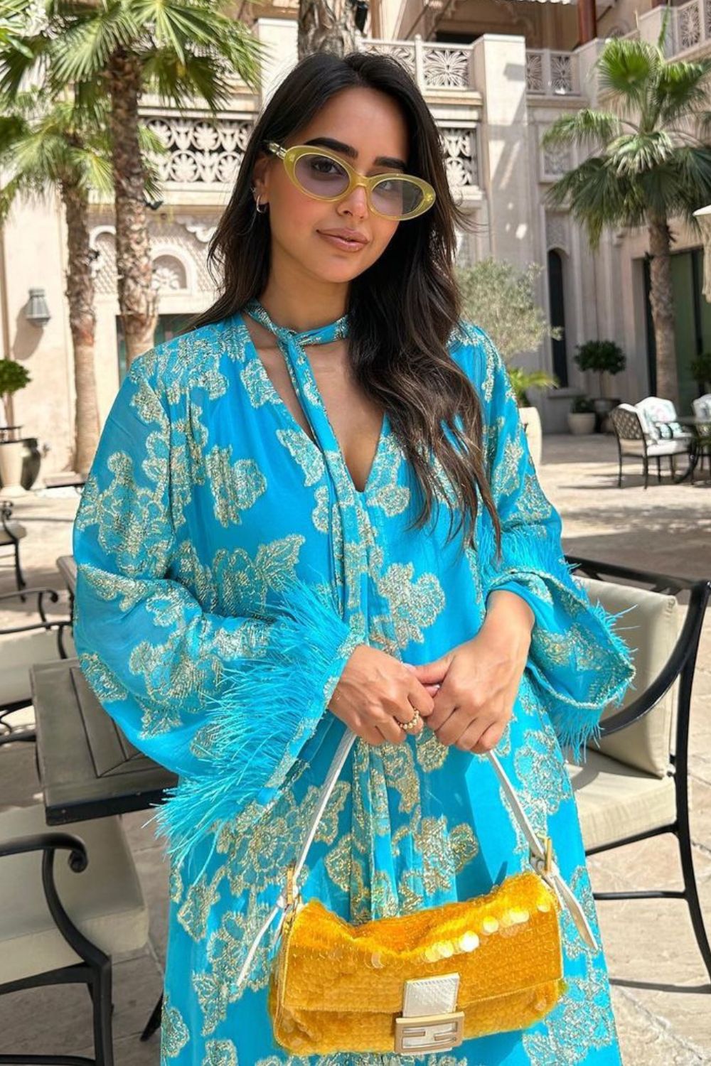 Arushi Mehra In Our Turquoise Kaftan