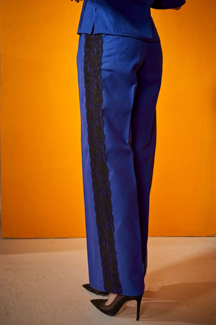 Royal Blue Linen Pants